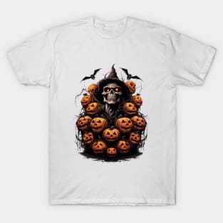 Creepy spooky halloween design - Happy Halloween T-Shirt